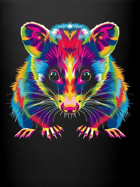 Opossum Pet Popart