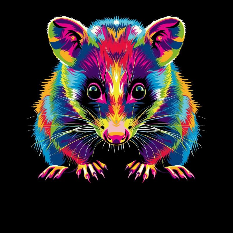 Opossum Haustier Popart