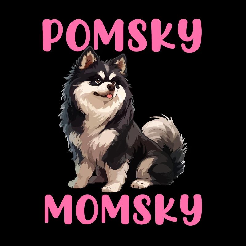 Pomsky Momsky dog