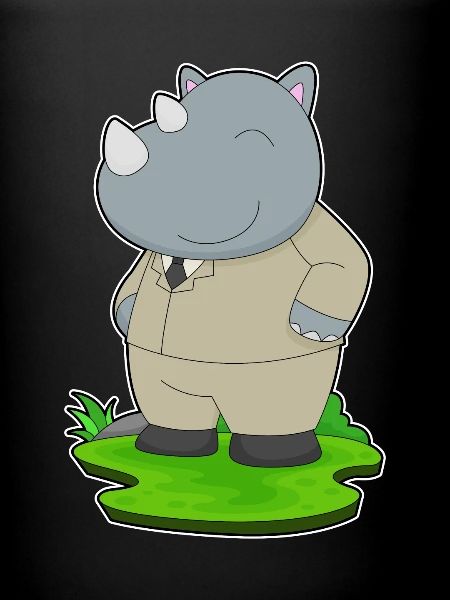 Rhino Groom Costume Mariage