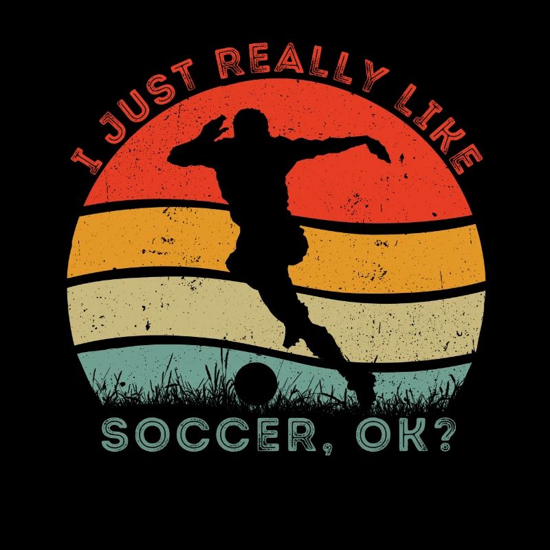 Soccer Enthusiast Retro Design