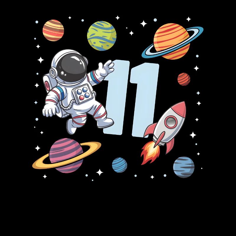 11. Geburtstag Jungen Astronaut Geburtstag