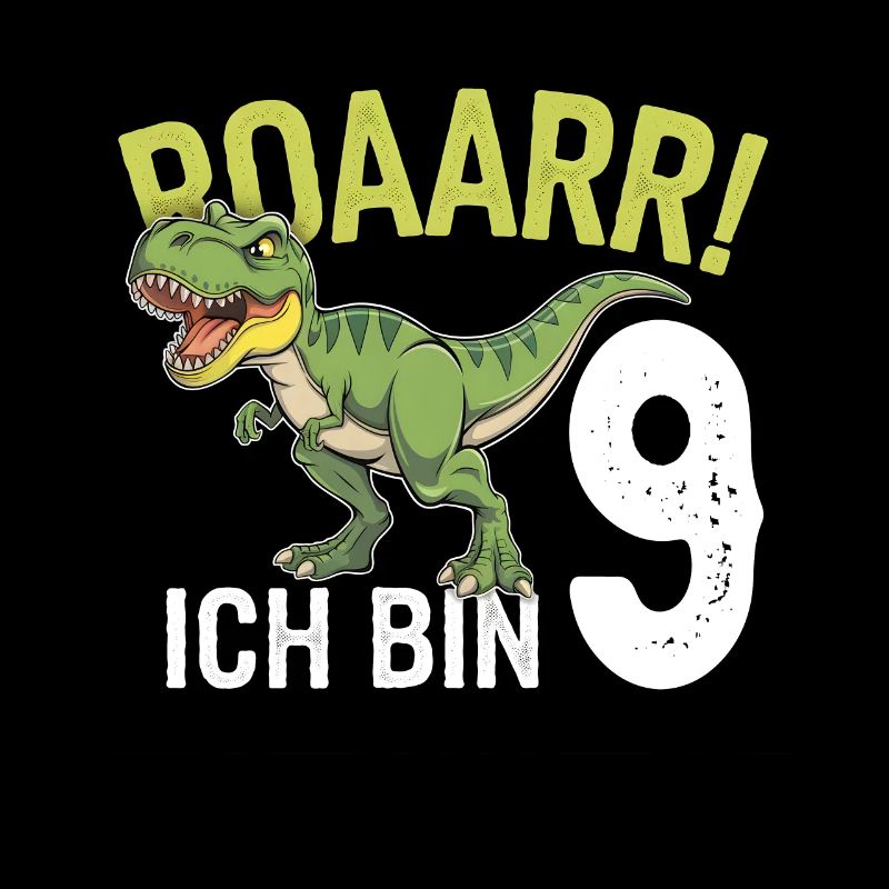 9e anniversaire 9 ans Dino Dinosaur Fan