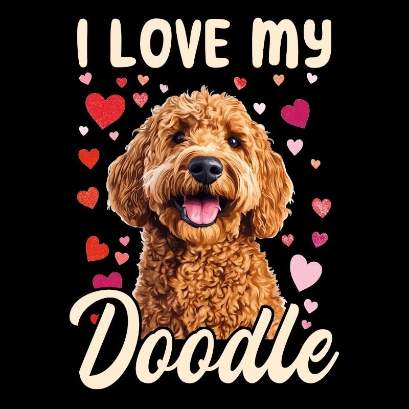 Goldendoodle Race de chien J’aime mon Doodle
