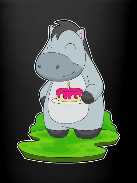 Gâteau d’anniversaire cheval