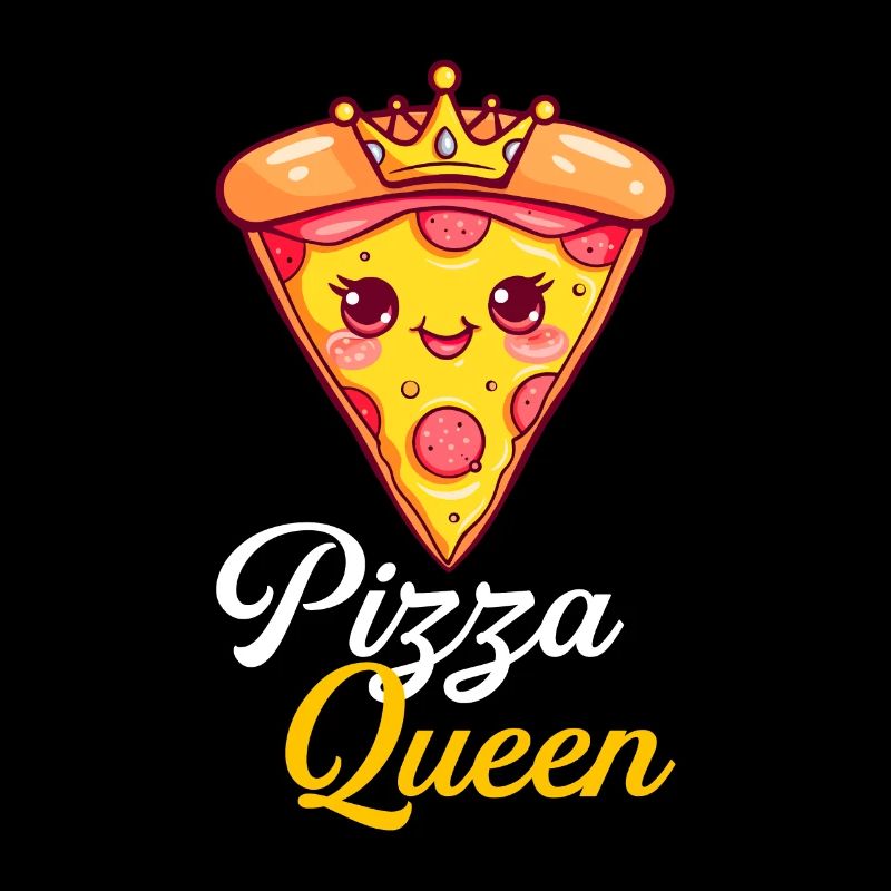 pizza queen, funny pizza lover