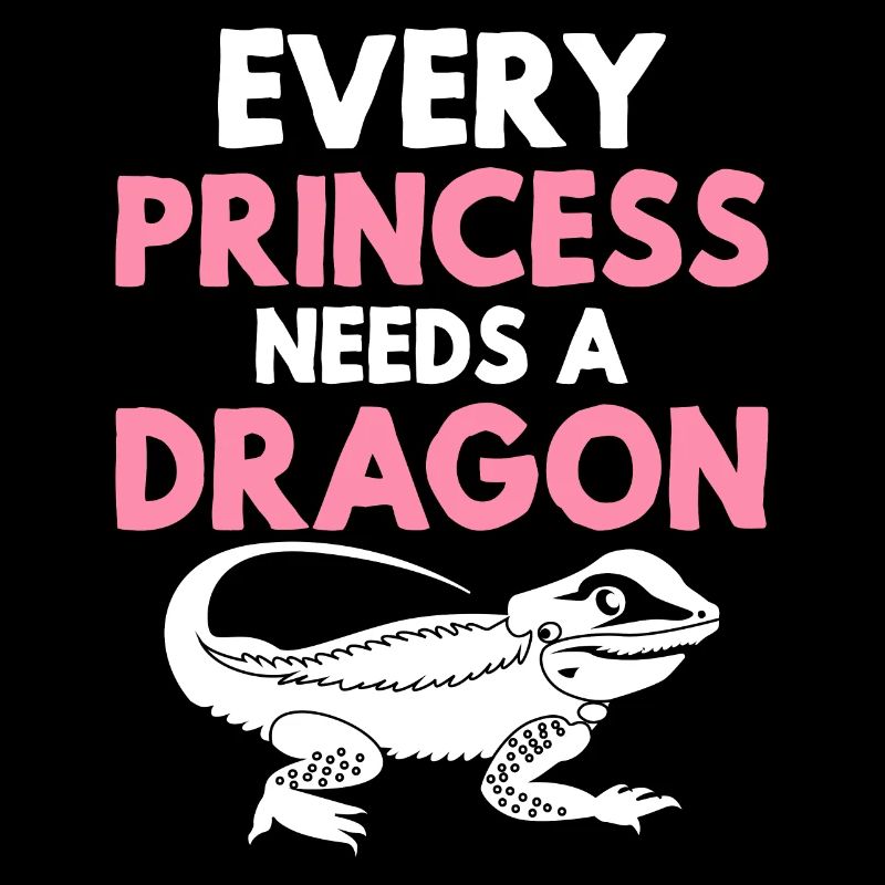 Bartagame Eidechse Liebhaber Mädchen Prinzessin br