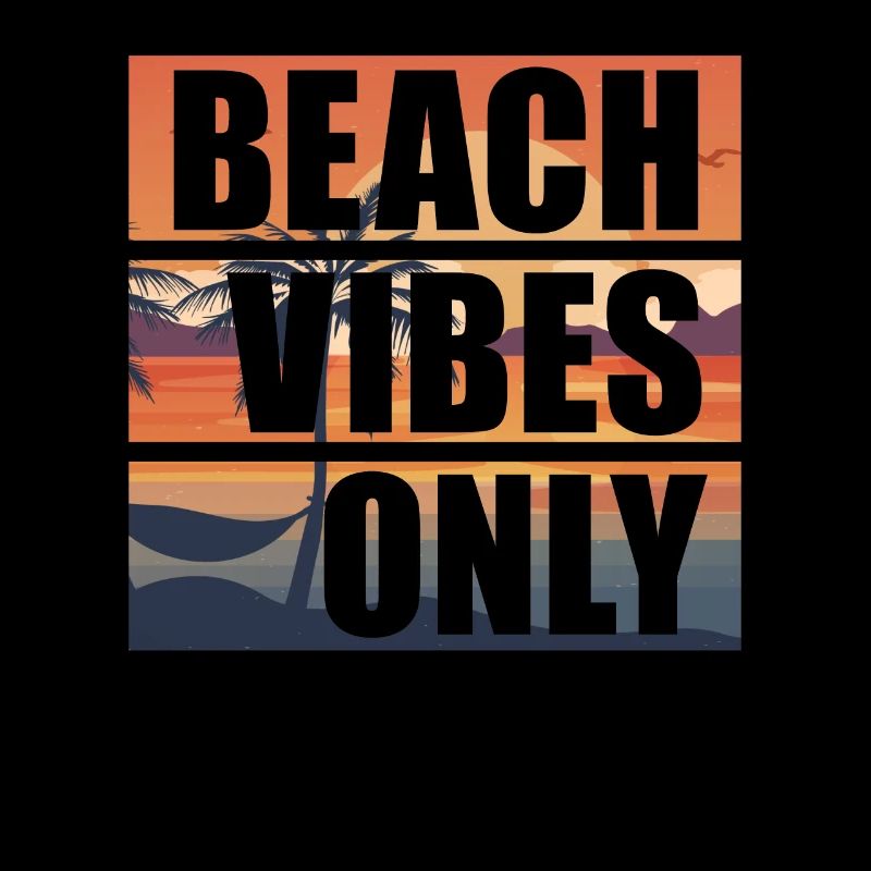 Beach Vibes Only Retro Beach Vacation Surf Beach