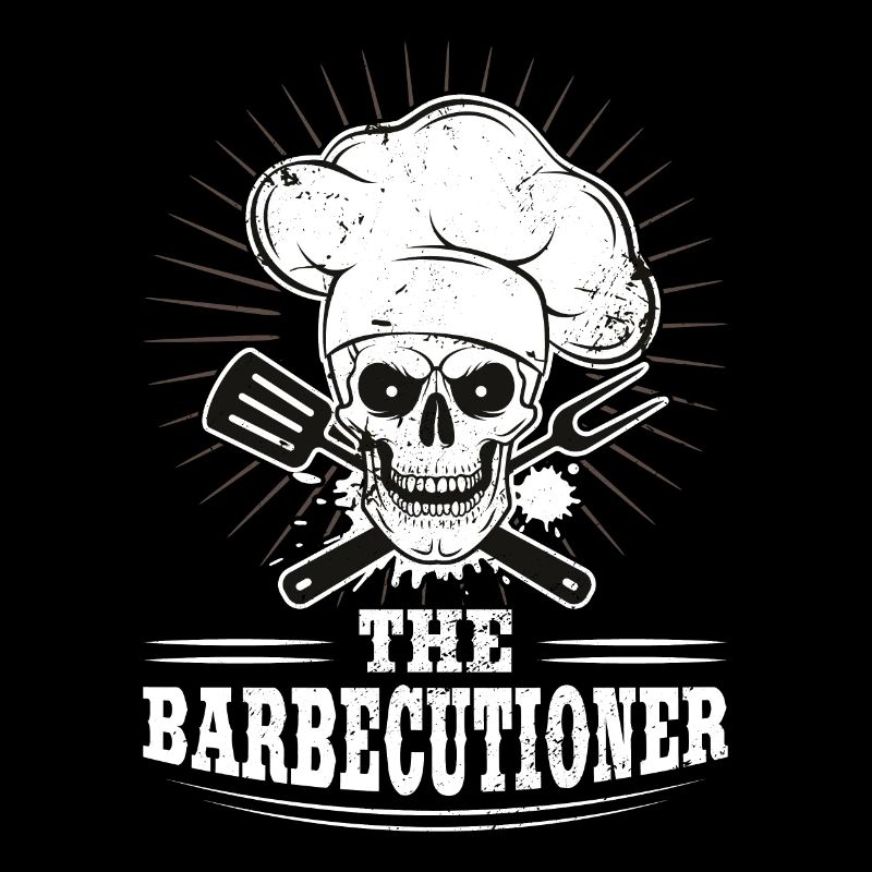 Le Barbecutioner Skull BBQ Chef