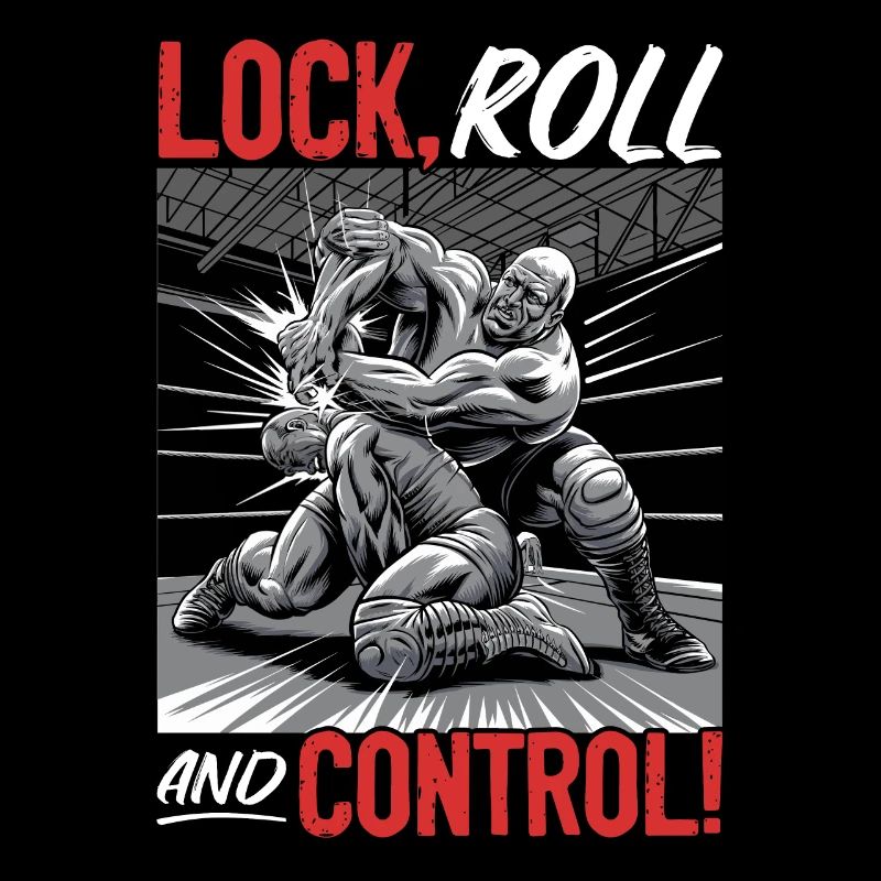 Wrestling Wrestler Lock, roll, and control!