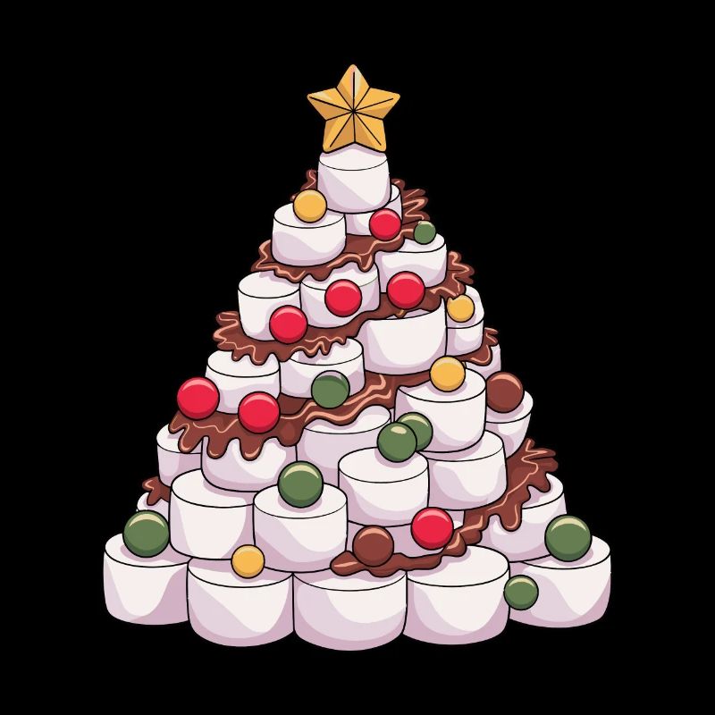 Arbre de Noël Guimauve