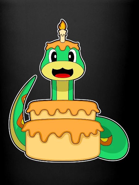 Gâteau d’anniversaire serpent