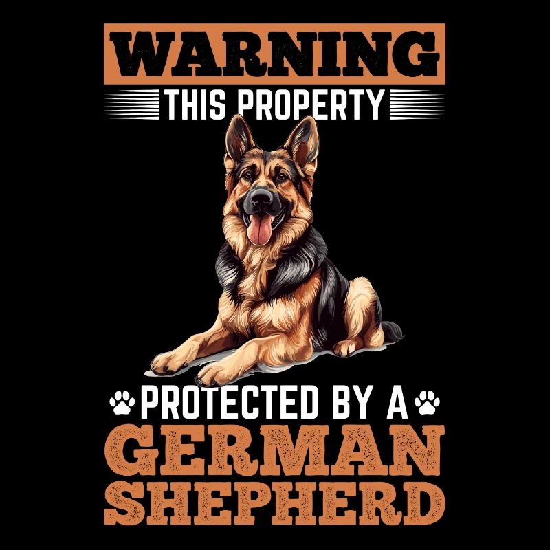 German Shepherd Dog Breed Warning This Property