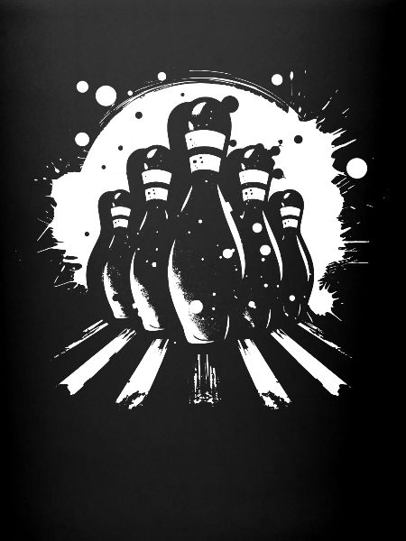 Bowling Pins Drawing