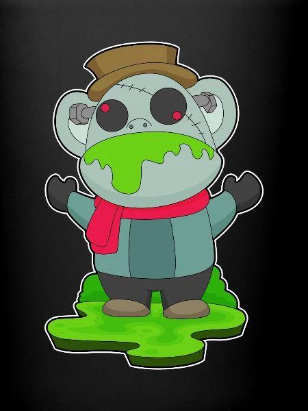 Singe Halloween Zombie