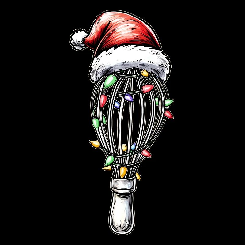 Whisk Christmas Hat Baking Baker Christmas