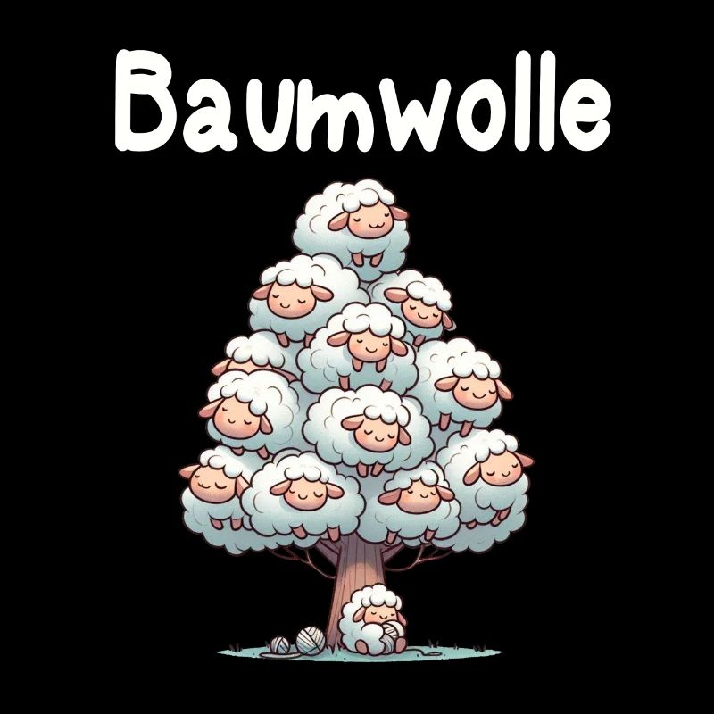 Mouton de coton dessin animé Drôle de mouton Jeu de mots