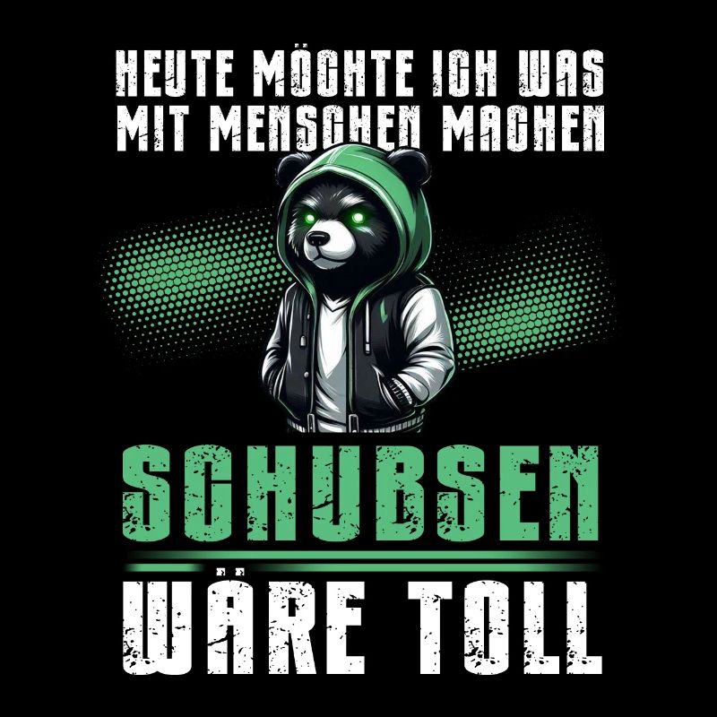 Heute möchte ich was mit Menschen machen Schubsen