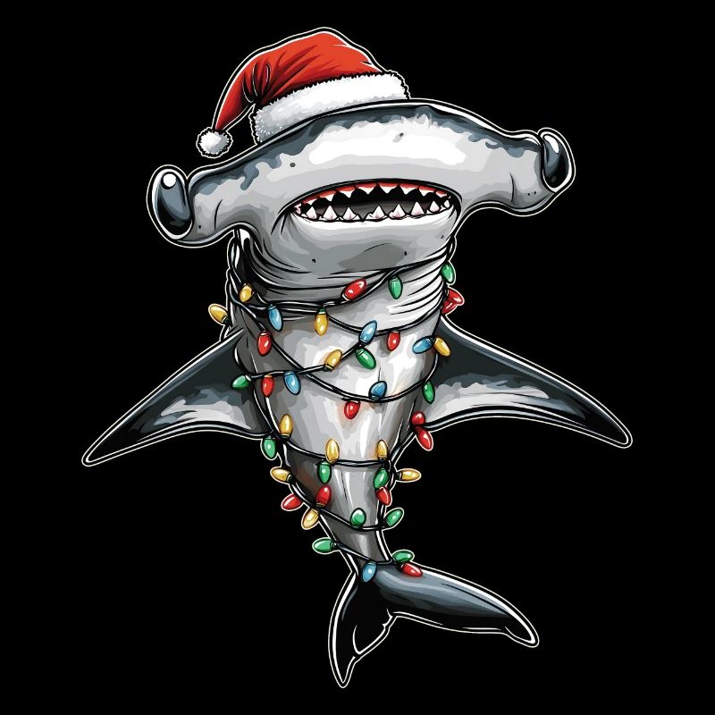 Requin-marteau Chapeau de Noël
