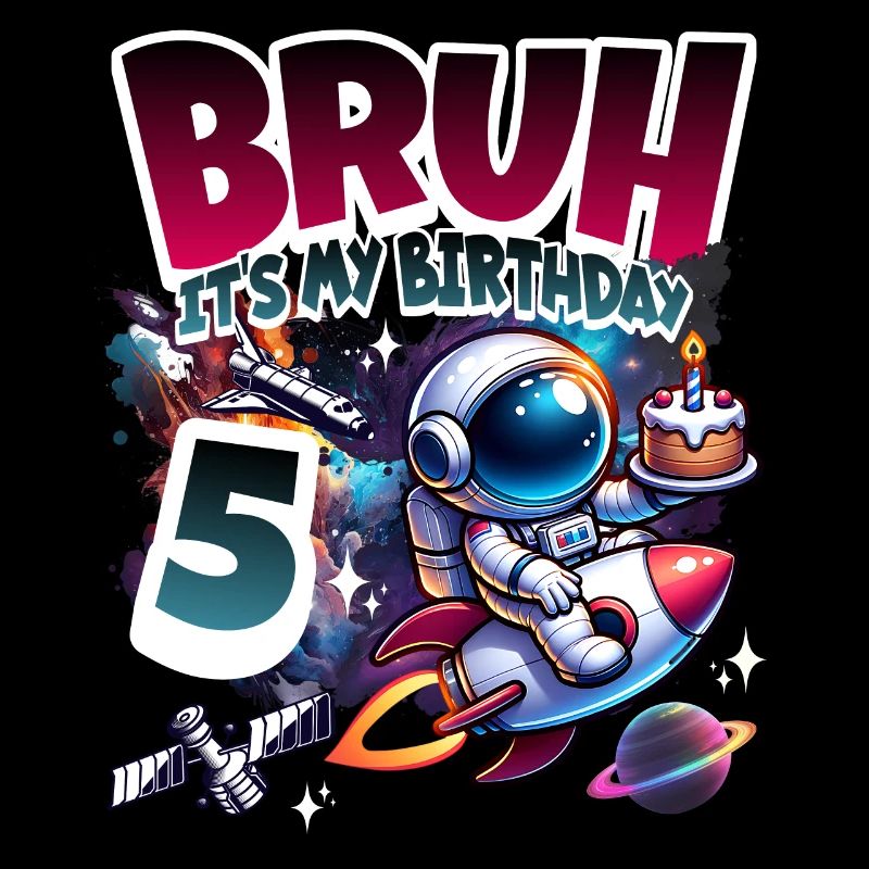 Astronaute 5e anniversaire Espace
