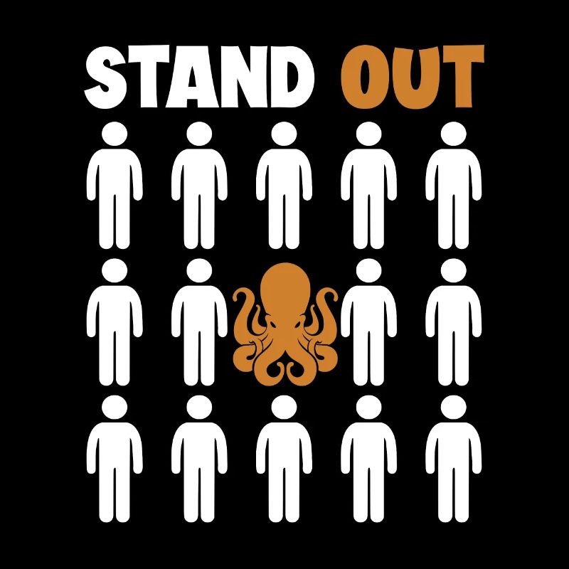 Démarquez-vous Octopodes Octopoda Cephalopoda Lover
