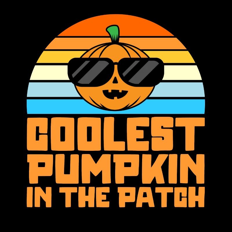 Citrouille la plus cool dans le patch Enfants Garçons Halloween