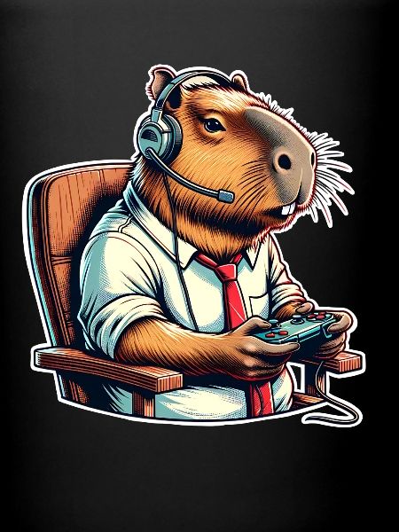 Capybara Nerd du jeu