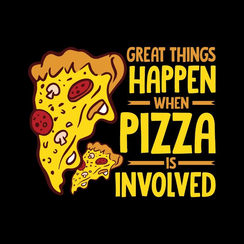 Witziger Pizza Spruch