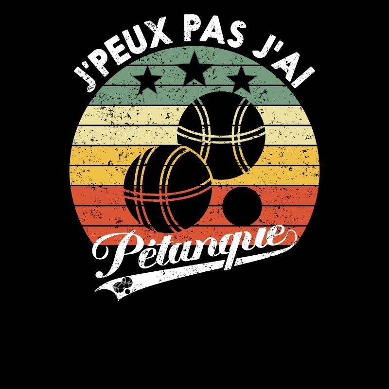 Geschenk Humor Pétanque Jeu de boules