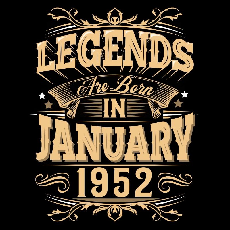 Januar 1952 Geburtstag Legende