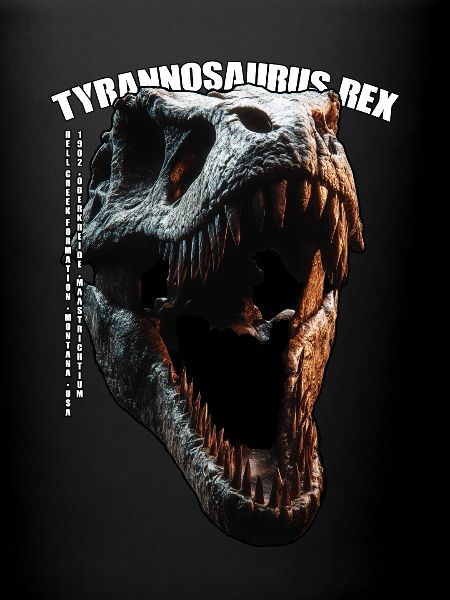 T-Rex-Schädel Design