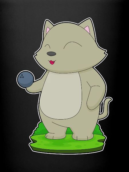 Cat Bowling Bowling Ball