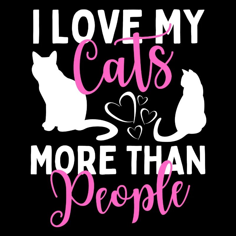 J’aime mes chats plus que les gens drôles