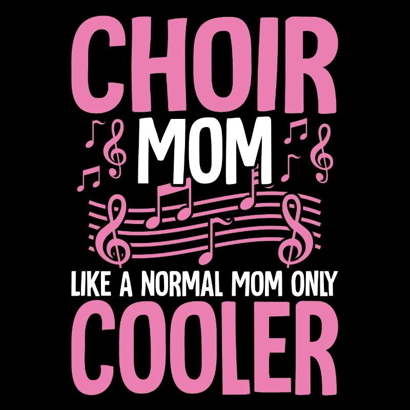 Chor-Mutter Nur Kühler Lustiger Sänger Singender C