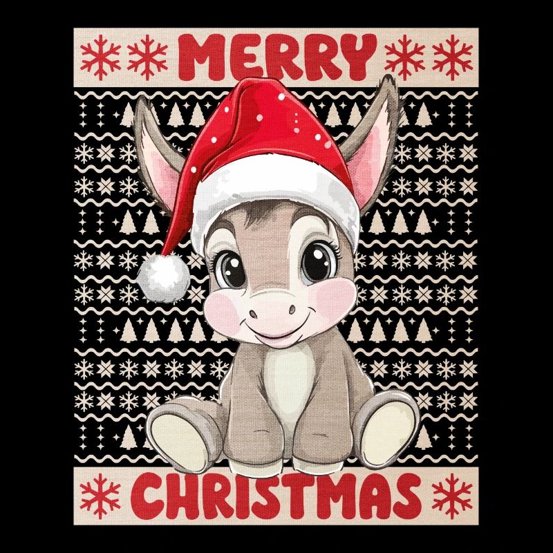 Âne Moche Noël Noël Doux