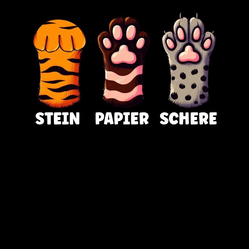 Chat Pierre Papier Ciseaux Patte Jeu Drôle