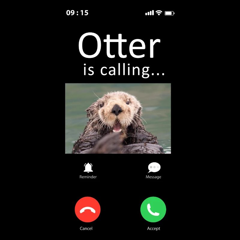 Otter Phone Display Otter Is
