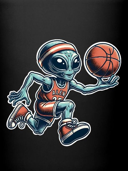 Alien Basketball Dunking