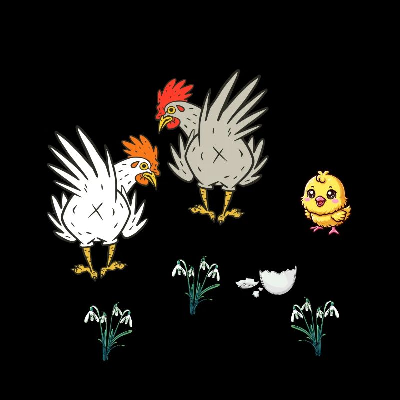 Chicken Chickens Poultry Chicks Spring Easter Child