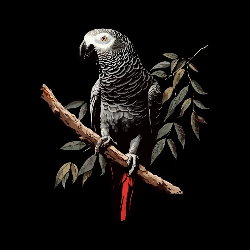 african grey parrot