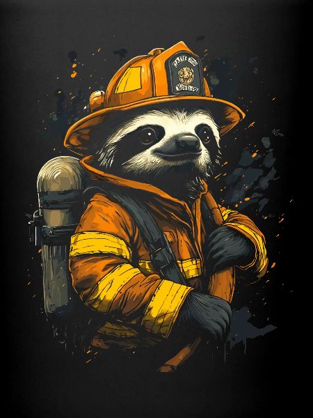 Firefighter Sloth