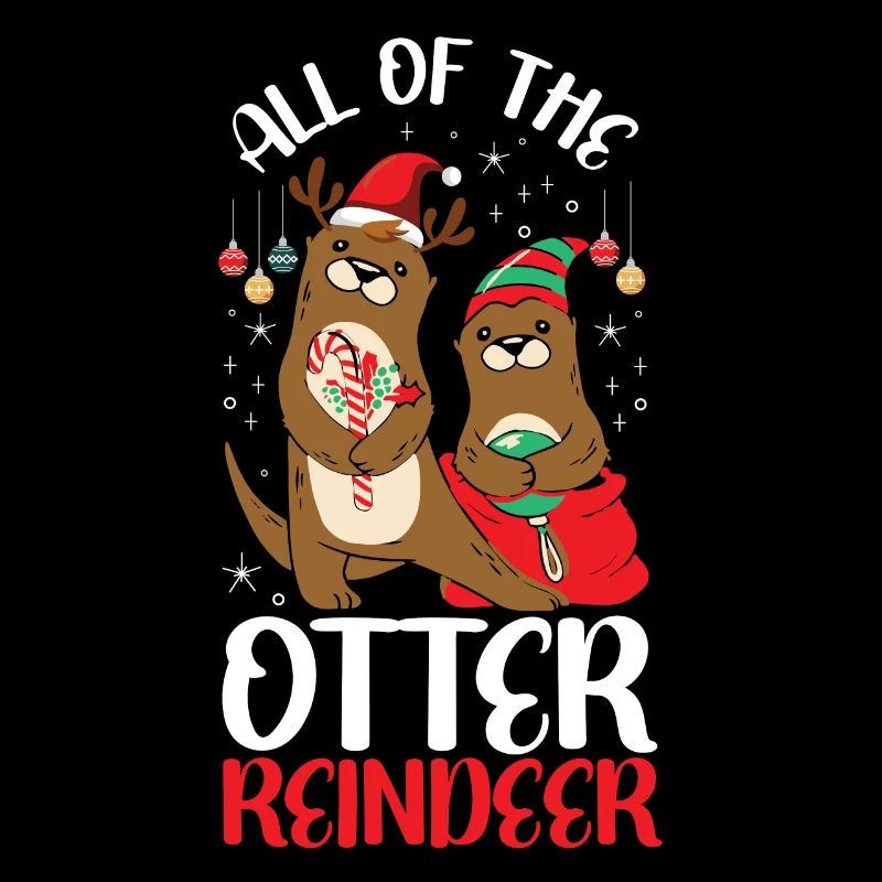 Loutre Noël Jeu de mots Tous Les