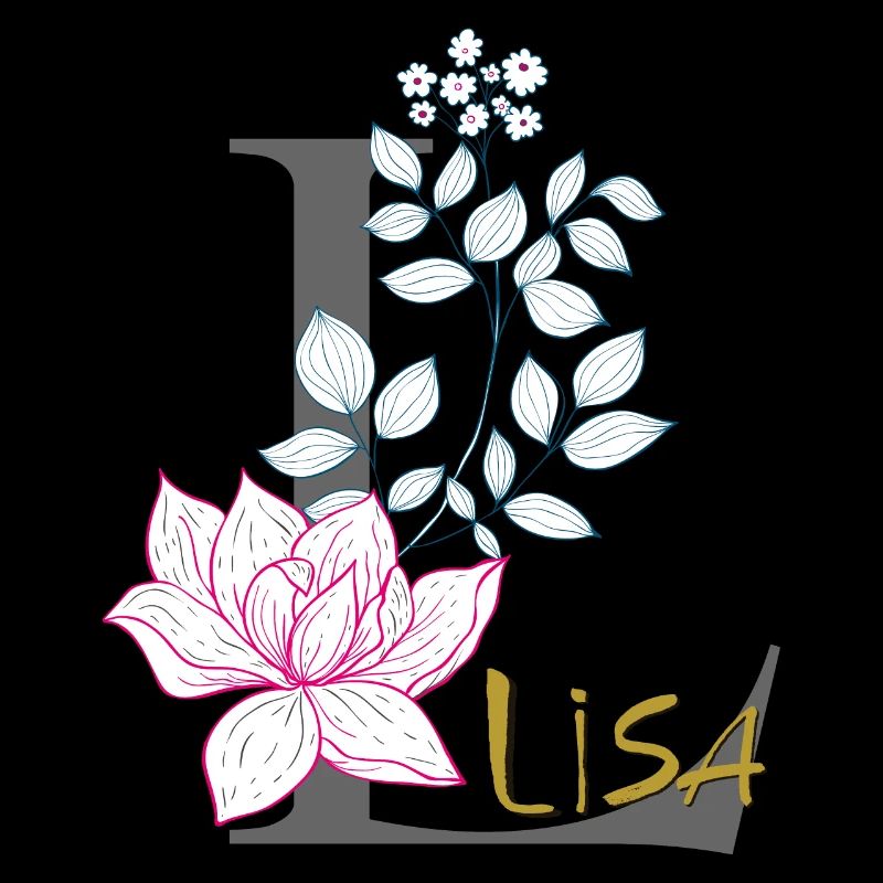 Buchstabe Initiale Lisa