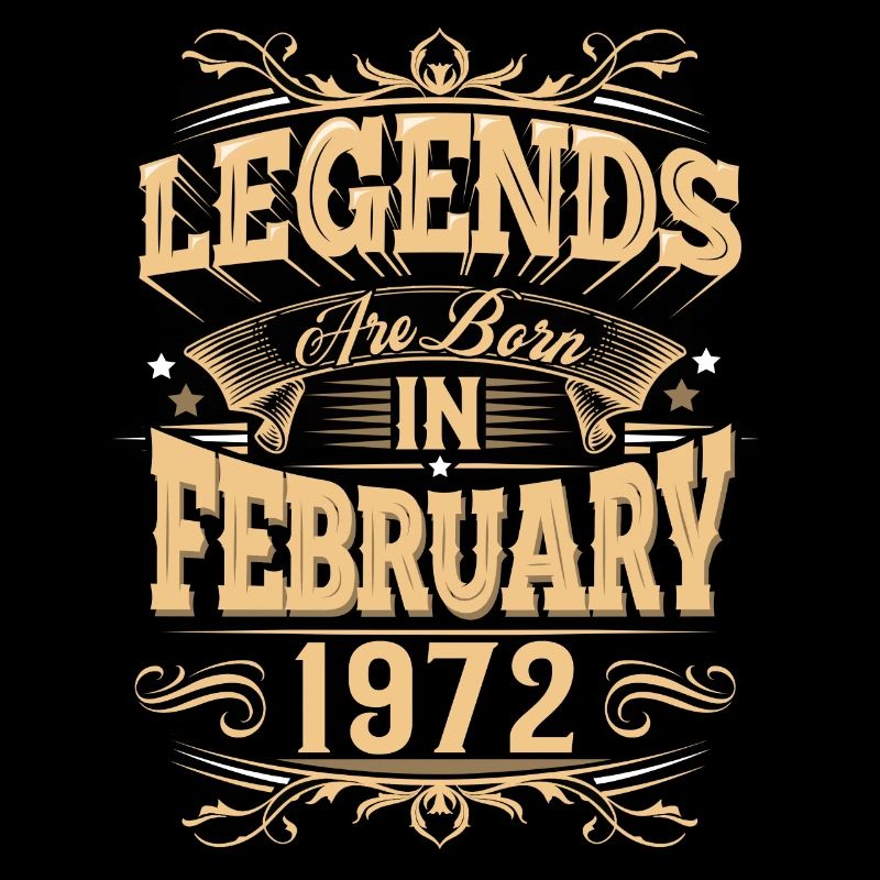 February 1972 Birthday Legend