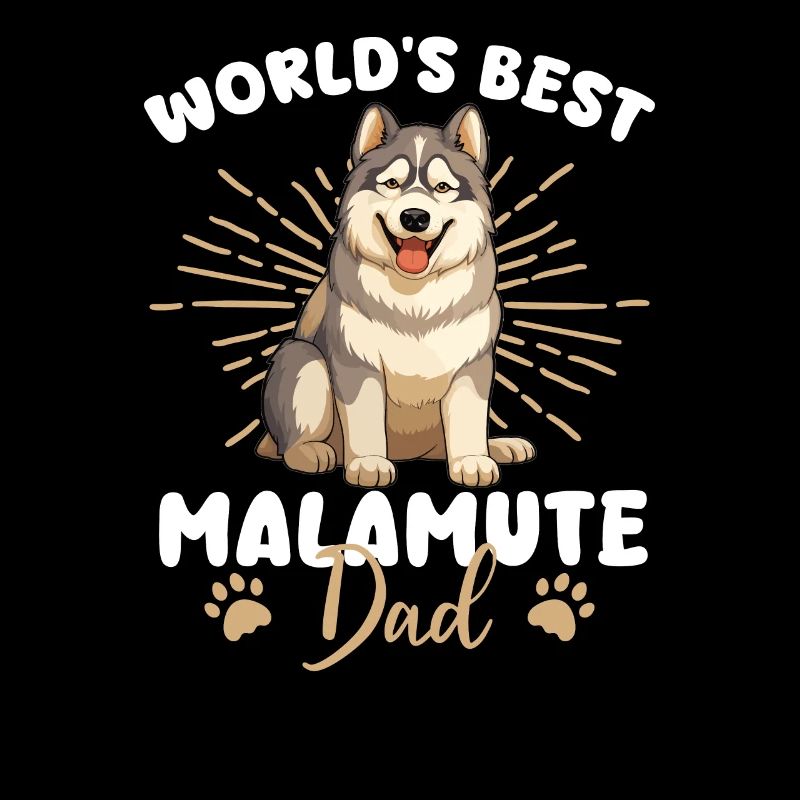 Chien Malamute d’Alaska Papa Malamute