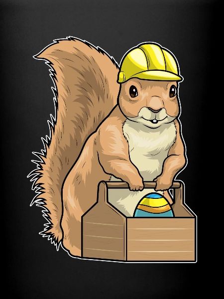 Eichhörnchen Ostern Handwerker