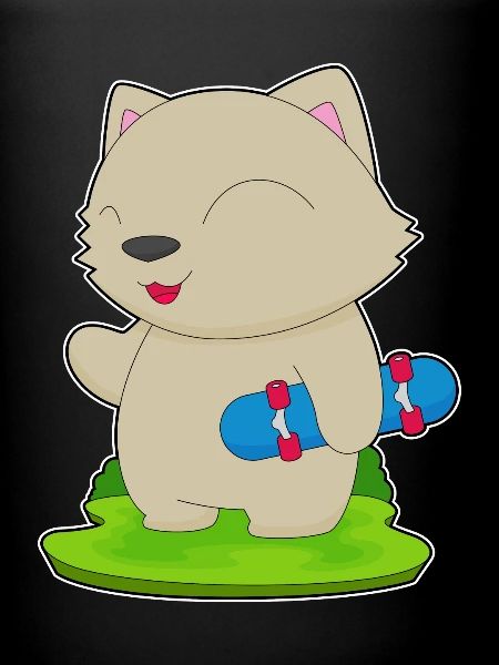 Chat Skater Skateboard