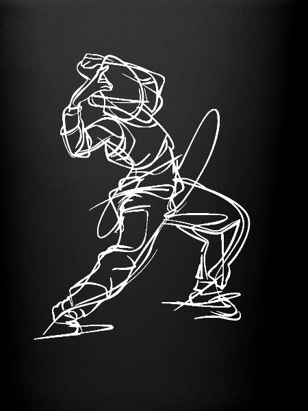 Breakdancer : Dessin au trait