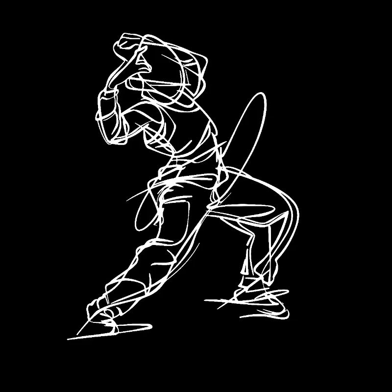 Breakdancer : Dessin au trait