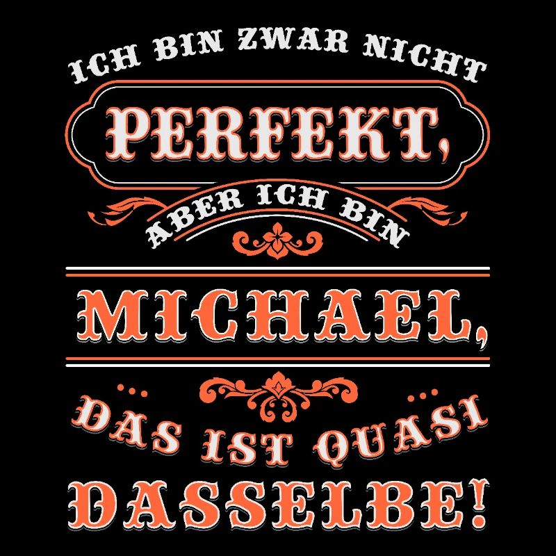 Funny MICHAEL for Name Day with Name Name